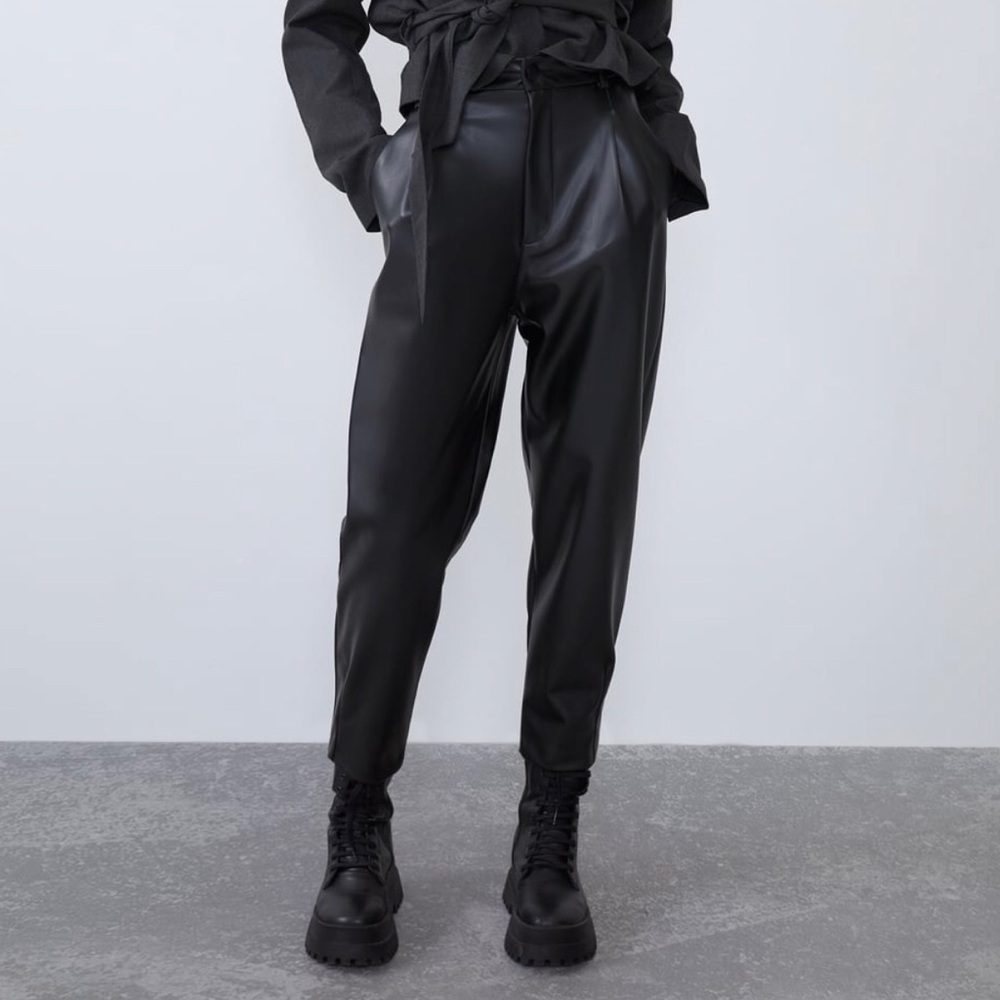 Zara Faux Leather Pants